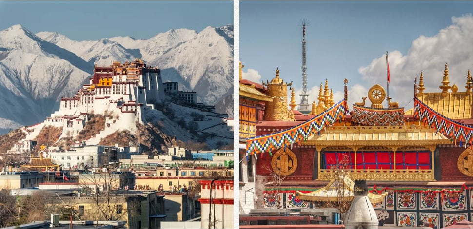 Tibet 10-Day Tour_Potala Palace and daily life in Lhasa Tibet