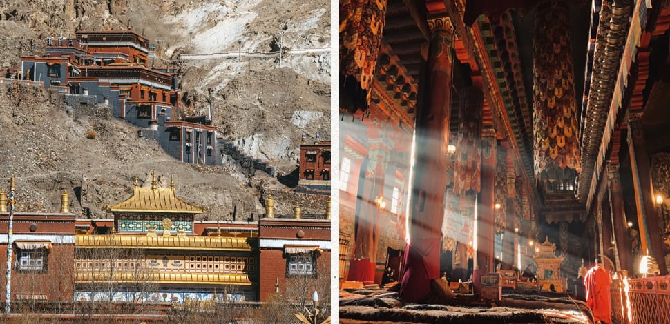 Entire Tibetan Regio-Sakya Monastery - 