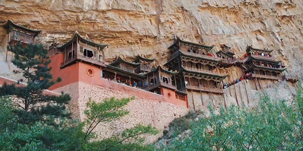 Beijing Datong Xi'an Tour_Admire the Hanging Temple