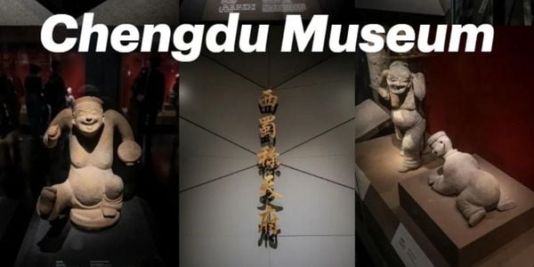 Chengdu Museum exhibits showcasing Ancient Shu civilization, Chengdu history, folk culture and urban heritage