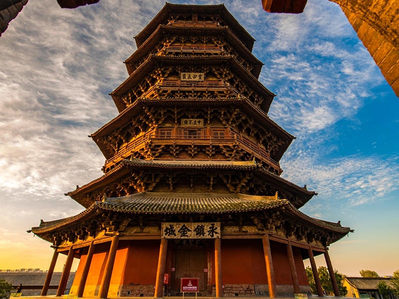 Beijing Datong Xi'an Tour_World’s Tallest Wooden Pagoda